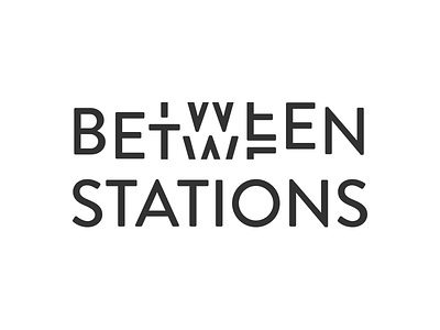 Between Stations Logo logo logotype