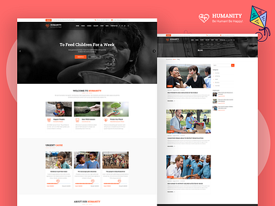 Humanity - Charity & Fundraising Design business cms development creative donation ecommerce envatomarket fundraising humanity joomla joomla template joomlabuff joomlatemplate ngo nonprofit web webdesign webdesigner