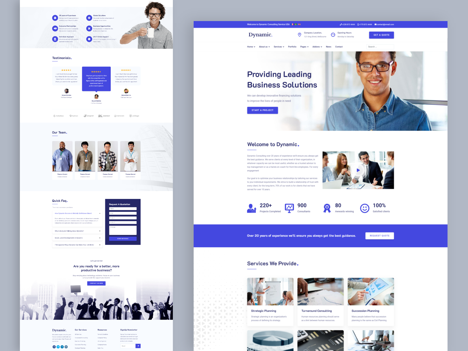 Dynamic Multi-purpose Joomla Template by JoomlaBuff on Dribbble