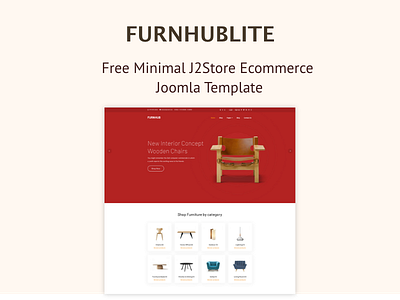 Furnhublite Minimal J2Store Ecommerce Joomla Template architechture business cms design ecommerce furniture furniture design furniture store handyman j2store joomla joomla template joomlabuff onlinestore shopping cart web webdesign website design