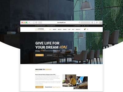 Interrio - Interior design Joomla Template