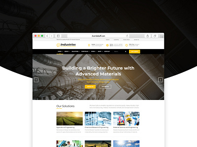 Industries Joomla Template