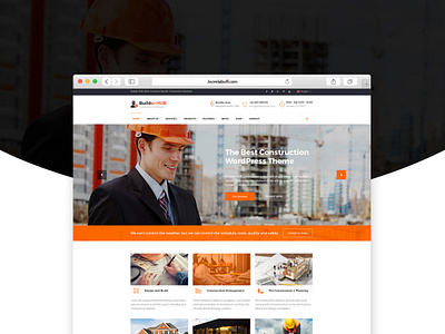 Builderhub - Construction Business Joomla Template