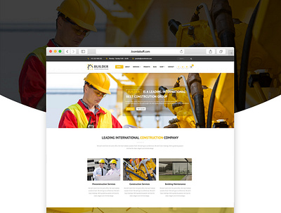 Builder - Building & Construction Joomla Template architechture business construction construction company design ecommerce envatomarket interrior joomla joomla template joomlabuff webdesign website