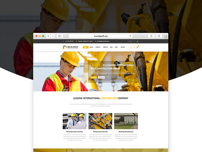 Builder - Building & Construction Joomla Template