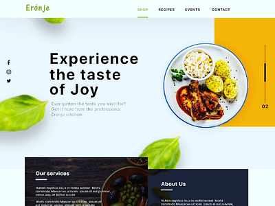 Homepage UI Design