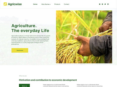 Farm web design agriculture ui uiux user experience user interface web web design website