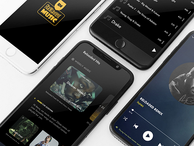 Music App UI adobexd drake freelance designer hire me mobile app design music app music player ui uiux