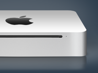 Mac mini design (re)design aluminum apple background blue design graphic icon mac mini sleek wip