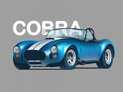 Cobra 1967 car cardesign carillustration illustration transportation transportationillustration