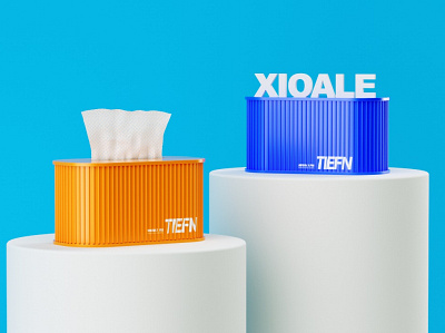 Tissue box c4d 设计