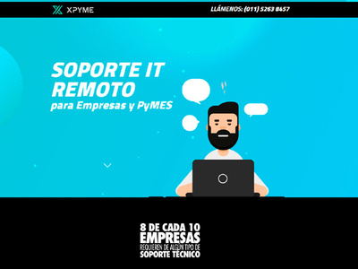 IT Suppor Services - X Pyme Landing Page