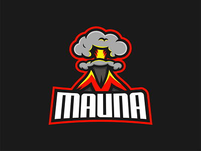 Mauna Mascot Logo