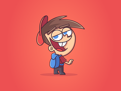 Timmy Turner Illustration adobe illustrator cartoon design illustration illustrator vector