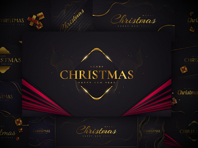 Christmas Design Bundles 2023 banner card christmas design gift happy new year invitation merry