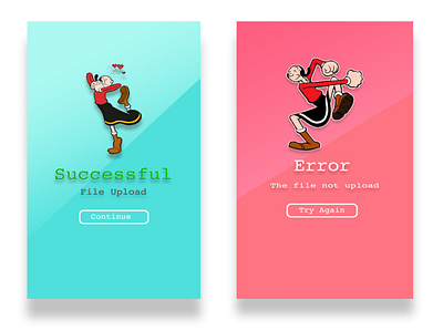 Success and error app art branding design icon ui ux