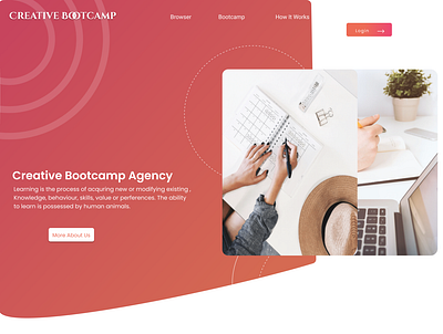 Landing page web design branding design ui web