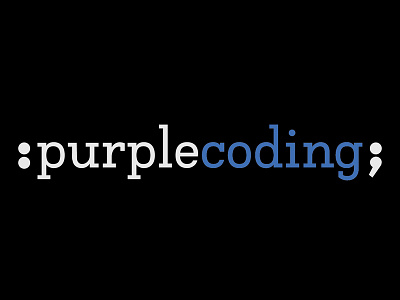 purplecoding logo branding design first shot graphic design illustration india logo typography ui designer website