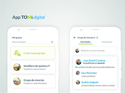 App TOMi.digital appdesign mobile app uidesign uxdesign