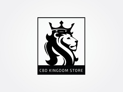 CBD KINGDOM STORE LOGO DESIGN ai app branding graphic design icon logo logo designer vector