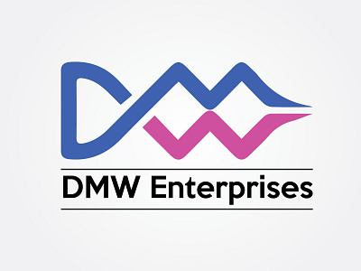 DMW Enterprises Logo Design branding illustrator logo logo designer typography vector