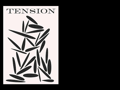 tension abstract poster simple vector