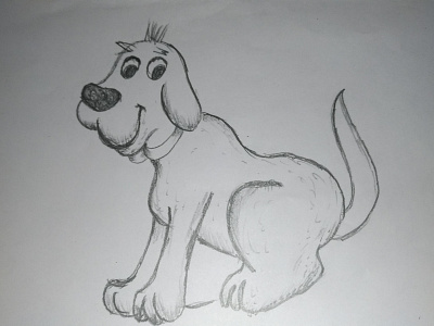 Cartoon Dog Drawing by MLSPcArt on Dribbble