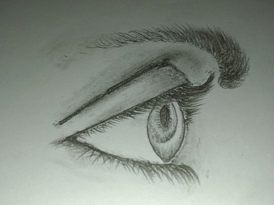 woman eye art