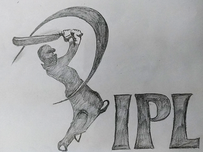 IPL Logo Art 3d art art art board cartoon cute design design art drawing hand art hand crafted hand drawing heart ipl kids logo pencil pencil art pencil drawing sketch sketch drawing