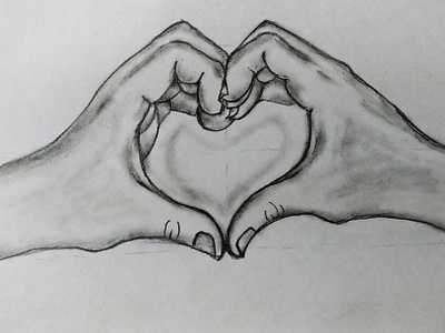 Valentine Day Heart Drawing art clear design drawing drawings hand crafted hand drawing hands heart heart logo heartbeat hearth hearts human hand pencil art pencil design pencil drawing realistic drawing sketch drawing valentine day