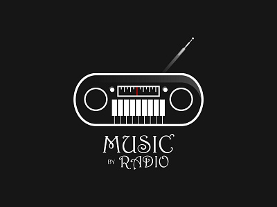 music by radio art branding creative design identity designer illustration logo logoinspiration music radio