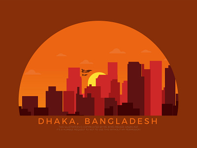 Dhaka Bangladesh bangladesh design dhaka illustration vector