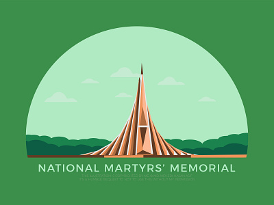 National Martyrs Memorial bangladesh design dhaka illustration jatiyo sriti shoudho national martyrs memorial