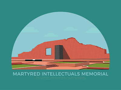 Martyred Intellectuals Memorial bangladesh design illustration intellectual martyred memorial vector