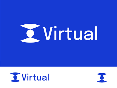 Virtual Logo Design branding clean company copywriting creative design elegant graphic design illustration it logo logodesign minimal naming ui vector