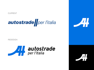 Autostrade per l'italia logo redesign