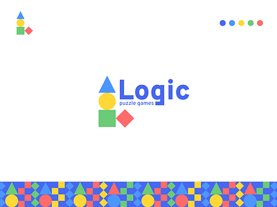 Logic puzzle games logo design brand design branding clean colorful creative design elegant games games logo graphic design identity illustration kid l logo logo logobranding logodesign minimal playfull