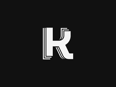 K lettermark exploration branding clean creative design elegant graphic design illustration k key letter lettermark logo minimal minimalism vector