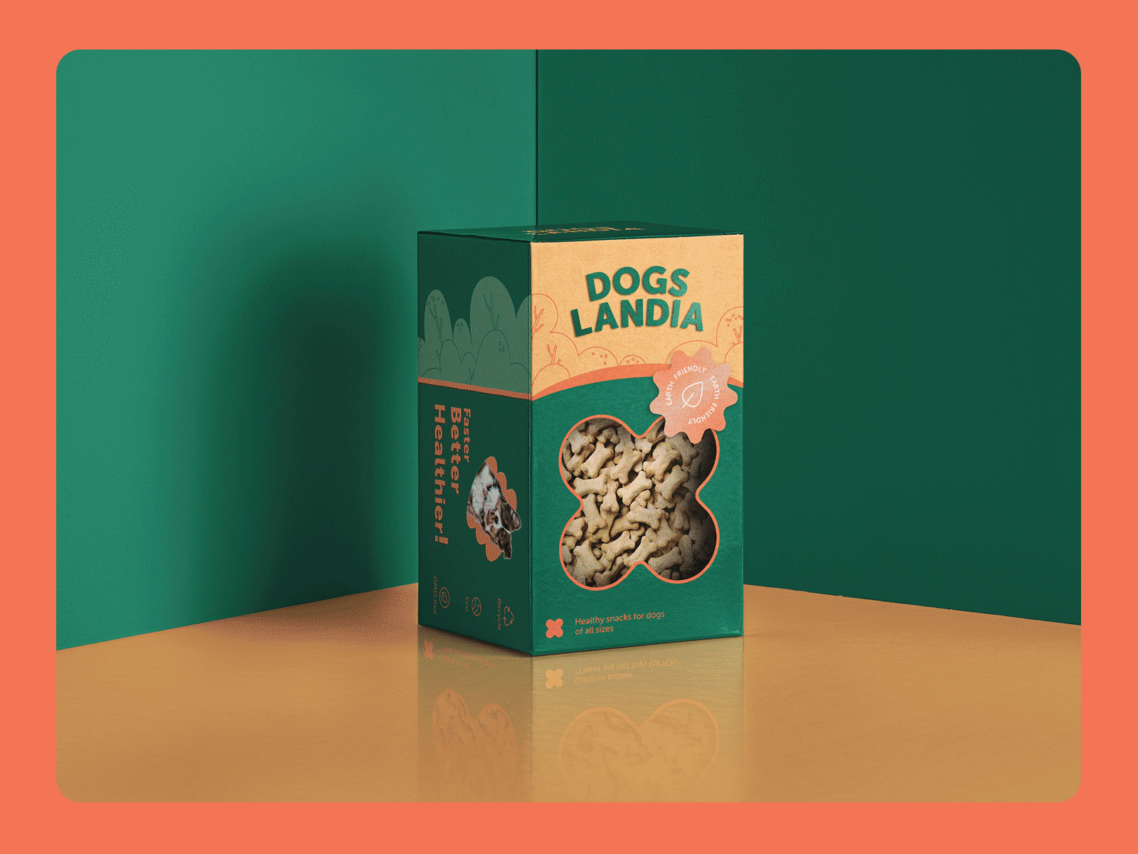 Healthy dog treats — Package design 2d animals animation art behance branding colorful design dribbble dribbbleshot gif goods graphic design illustration logo mockup package product store web