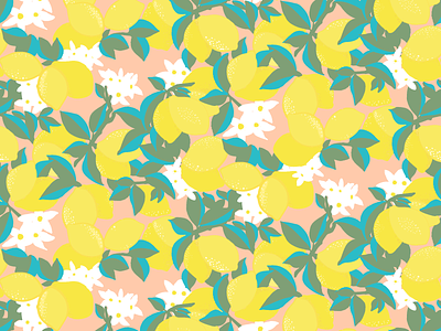 Lemon repeat pattern