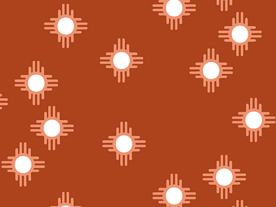 Heat of the desert pattern