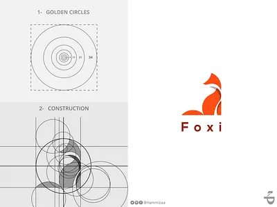 foxy animal logo animal logo design app brand agency creative logo design designer fox fox logo golden ratio logo graphic art graphic design logo graphic designer logo logo deisgn logo deisgner logo design concept logo designer logos vector