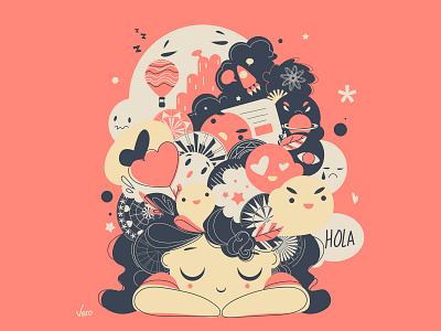 Emotions design illustration vector artwork