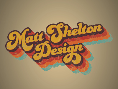 Matt Shelton Design branding illustration typography vector
