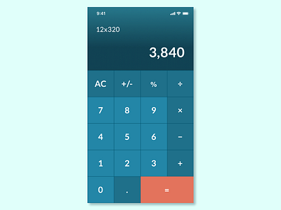 UI004- Calculator daily 100 challenge dailyui004 sketch uidesign uidesignchallenge