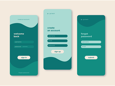 Sign Up / Sign In | DailyUI #001