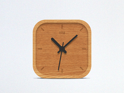 Wooden Clock