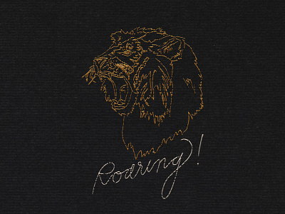 roaring adventure logo branding branding concept colorado design hand drawing hand drawn hand drawn font hand script hand typography lion outdoor advertising typography