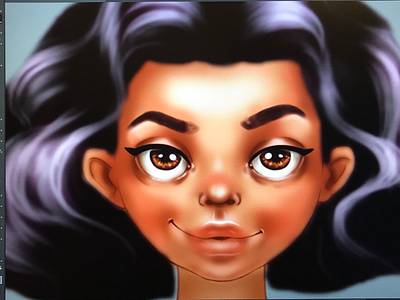Process 😍 artwork cartoon character digital drawing girl graphic illustration illustration art photoshop wacom