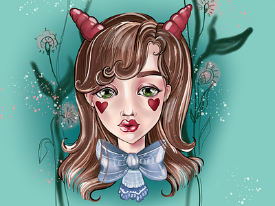 Nymph ❤️ art artwork character childrens illustration concept art cute digital doll drawing girl graphic illustration illustration art illustrator ipad portrait procreate sketch sketchbook